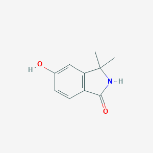 molecular formula C10H11NO2 B186097 5-Hydroxy-3,3-dimethylisoindolin-1-one CAS No. 184906-31-8