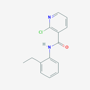 molecular formula C14H13ClN2O B186104 2-chloro-N-(2-ethylphenyl)pyridine-3-carboxamide CAS No. 57841-44-8