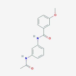 B186107 N-(3-Acetamidophenyl)-3-methoxy-benzamide CAS No. 5553-74-2