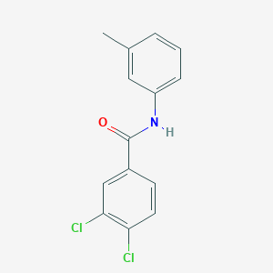 molecular formula C14H11Cl2NO B186114 3,4-dichloro-N-(3-methylphenyl)benzamide CAS No. 7497-24-7