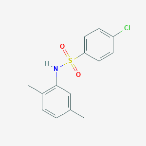 molecular formula C14H14ClNO2S B186116 4-chloro-N-(2,5-dimethylphenyl)benzenesulfonamide CAS No. 7454-68-4