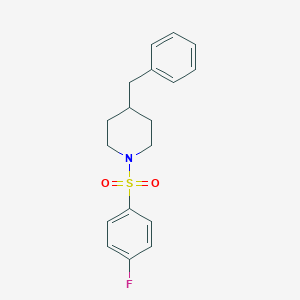 molecular formula C18H20FNO2S B186121 4-Benzyl-1-(4-fluorophenyl)sulfonylpiperidine CAS No. 5352-45-4