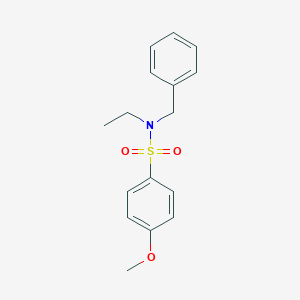 molecular formula C16H19NO3S B186132 N-benzyl-N-ethyl-4-methoxybenzenesulfonamide CAS No. 5357-20-0