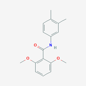molecular formula C17H19NO3 B186134 N-(3,4-dimethylphenyl)-2,6-dimethoxybenzamide CAS No. 5355-65-7