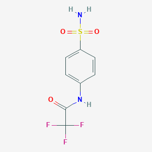 molecular formula C8H7F3N2O3S B186138 2,2,2-trifluoro-N-(4-sulfamoylphenyl)acetamide CAS No. 6275-99-6