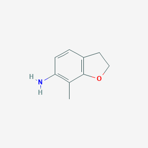 molecular formula C9H11NO B186142 7-Methyl-2,3-dihydro-1-benzofuran-6-amine CAS No. 196091-47-1