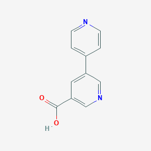 molecular formula C11H8N2O2 B186158 [3,4'-联吡啶]-5-羧酸 CAS No. 123044-37-1