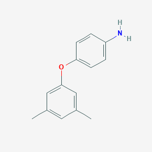 molecular formula C14H15NO B186177 4-(3,5-二甲基苯氧基)苯胺 CAS No. 86823-17-8