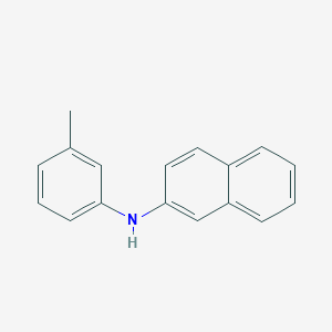 B186179 N-(3-methylphenyl)naphthalen-2-amine CAS No. 76783-57-8