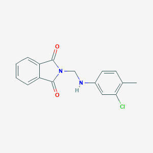 B186183 1h-Isoindole-1,3(2h)-dione, 2-[[(3-chloro-4-methylphenyl)amino]methyl]- CAS No. 84501-73-5