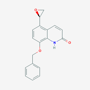 molecular formula C18H15NO3 B186225 (R)-8-(苄氧基)-5-(环氧-2-基)喹啉-2(1H)-酮 CAS No. 173140-90-4