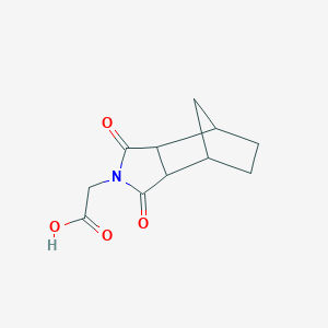 B186227 (1,3-dioxooctahydro-2H-4,7-methanoisoindol-2-yl)acetic acid CAS No. 26785-97-7