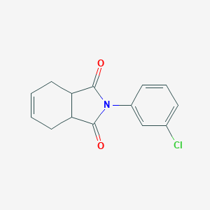 B186229 2-(3-chlorophenyl)-3a,4,7,7a-tetrahydro-1H-isoindole-1,3(2H)-dione CAS No. 19849-16-2
