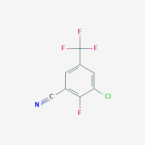 molecular formula C8H2ClF4N B186244 3-氯-2-氟-5-(三氟甲基)苯甲腈 CAS No. 129931-47-1