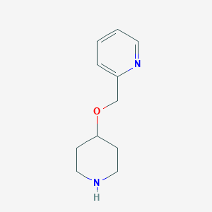 molecular formula C11H16N2O B186284 2-((Piperidin-4-yloxy)methyl)pyridine CAS No. 136718-74-6