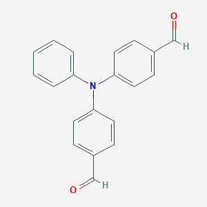 B186303 Bis(4-formylphenyl)phenylamine CAS No. 53566-95-3