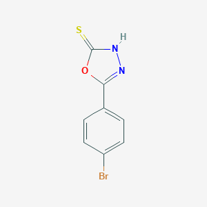 molecular formula C8H5BrN2OS B186311 5-(4-溴苯基)-1,3,4-噁二唑-2-硫醇 CAS No. 41421-19-6