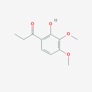 B186324 1-(2-Hydroxy-3,4-dimethoxyphenyl)propan-1-one CAS No. 61948-26-3