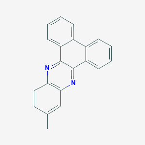 molecular formula C21H14N2 B186336 11-甲基二苯并[a,c]吩嗪 CAS No. 4559-60-8