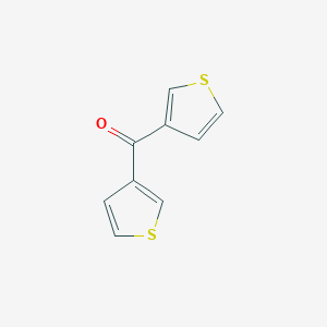 molecular formula C9H6OS2 B186338 二(噻吩-3-基)甲酮 CAS No. 26453-81-6