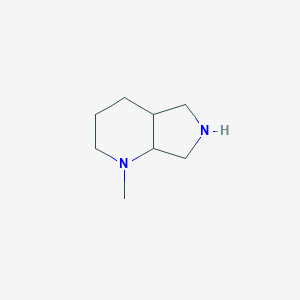 B186340 1-Methyloctahydropyrrolo[3,4-b]pyridine CAS No. 128740-18-1