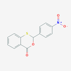 B186343 2-(4-nitrophenyl)-4H-3,1-benzoxathiin-4-one CAS No. 55211-73-9