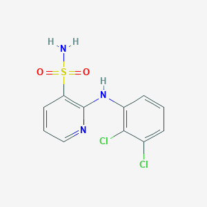 B186345 2-(2,3-Dichloroanilino)-3-pyridinesulfonamide CAS No. 55841-89-9