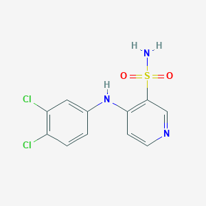 B186347 3-Pyridinesulfonamide, 4-((3,4-dichlorophenyl)amino)- CAS No. 52158-14-2