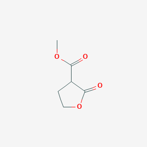 B186349 Methyl 2-oxotetrahydrofuran-3-carboxylate CAS No. 19406-00-9