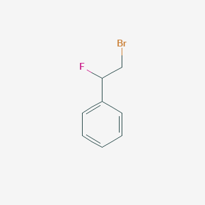 B186356 (2-Bromo-1-fluoroethyl)benzene CAS No. 1786-36-3