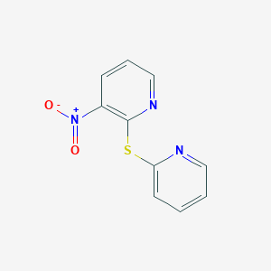 molecular formula C10H7N3O2S B186386 3-Nitro-2-(pyridin-2-ylthio)pyridin CAS No. 4262-11-7