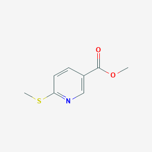 molecular formula C8H9NO2S B186391 Methyl 6-(methylthio)nicotinate CAS No. 74470-40-9