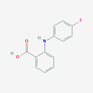 molecular formula C13H10FNO2 B186396 N-(4-氟苯基)邻氨基苯甲酸 CAS No. 54-60-4