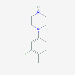 B186398 1-(3-Chloro-4-methylphenyl)piperazine CAS No. 3606-03-9