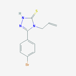 B186420 4-allyl-5-(4-bromophenyl)-4H-1,2,4-triazole-3-thiol CAS No. 91813-57-9