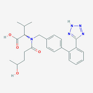 molecular formula C₂₄H₂₉N₅O₄ B018644 Valeryl-4-hydroxyvalsartan CAS No. 188259-69-0