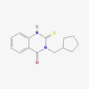 B186452 3-Cyclopentylmethyl-2-mercapto-3H-quinazolin-4-one CAS No. 331971-80-3