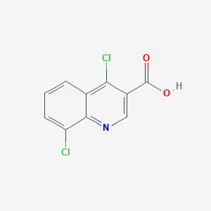 molecular formula C10H5Cl2NO2 B186465 4,8-dichloroquinoline-3-carboxylic Acid CAS No. 179024-69-2