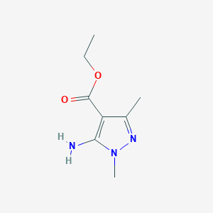 molecular formula C8H13N3O2 B186489 5-氨基-1,3-二甲基-1H-吡唑-4-羧酸乙酯 CAS No. 34605-62-4