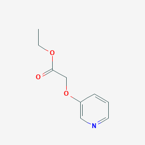 molecular formula C9H11NO3 B186508 Ethyl 2-(pyridin-3-yloxy)acetate CAS No. 18342-98-8