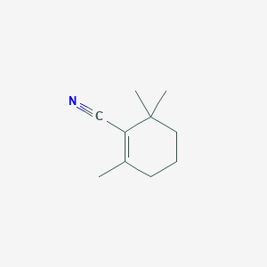 molecular formula C10H15N B018651 2,6,6-Trimethyl-1-cyclohexene-1-carbonitrile CAS No. 57524-14-8