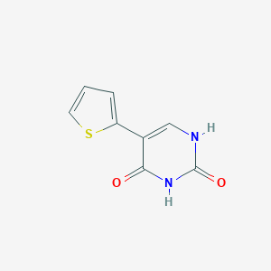 molecular formula C8H6N2O2S B186510 5-(噻吩-2-基)嘧啶-2,4(1H,3H)-二酮 CAS No. 109299-90-3