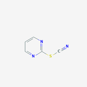 B186516 Pyrimidin-2-yl thiocyanate CAS No. 89283-87-4