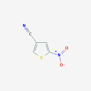 molecular formula C5H2N2O2S B186522 4-硝基噻吩-2-腈 CAS No. 42137-24-6
