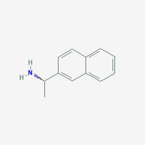 molecular formula C12H13N B186525 (S)-1-(萘-2-yl)乙胺 CAS No. 3082-62-0