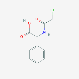 B186533 [(Chloroacetyl)amino](phenyl)acetic acid CAS No. 68802-14-2