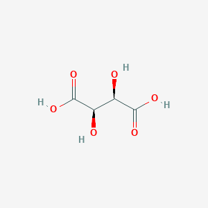 molecular formula C4H6O6<br>H2C4H4O6 B186542 L-酒石酸 CAS No. 138508-61-9