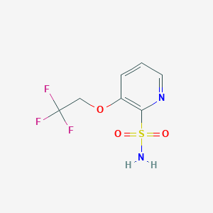 molecular formula C7H7F3N2O3S B186548 3-(2,2,2-Trifluoroethoxy)pyridine-2-sulfonamide CAS No. 145099-40-7