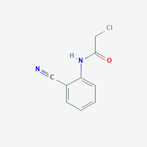molecular formula C9H7ClN2O B186549 2-氯代-N-(2-氰基苯基)乙酰胺 CAS No. 71993-21-0
