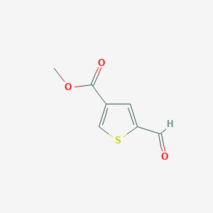 B186570 Methyl 5-formylthiophene-3-carboxylate CAS No. 67808-66-6